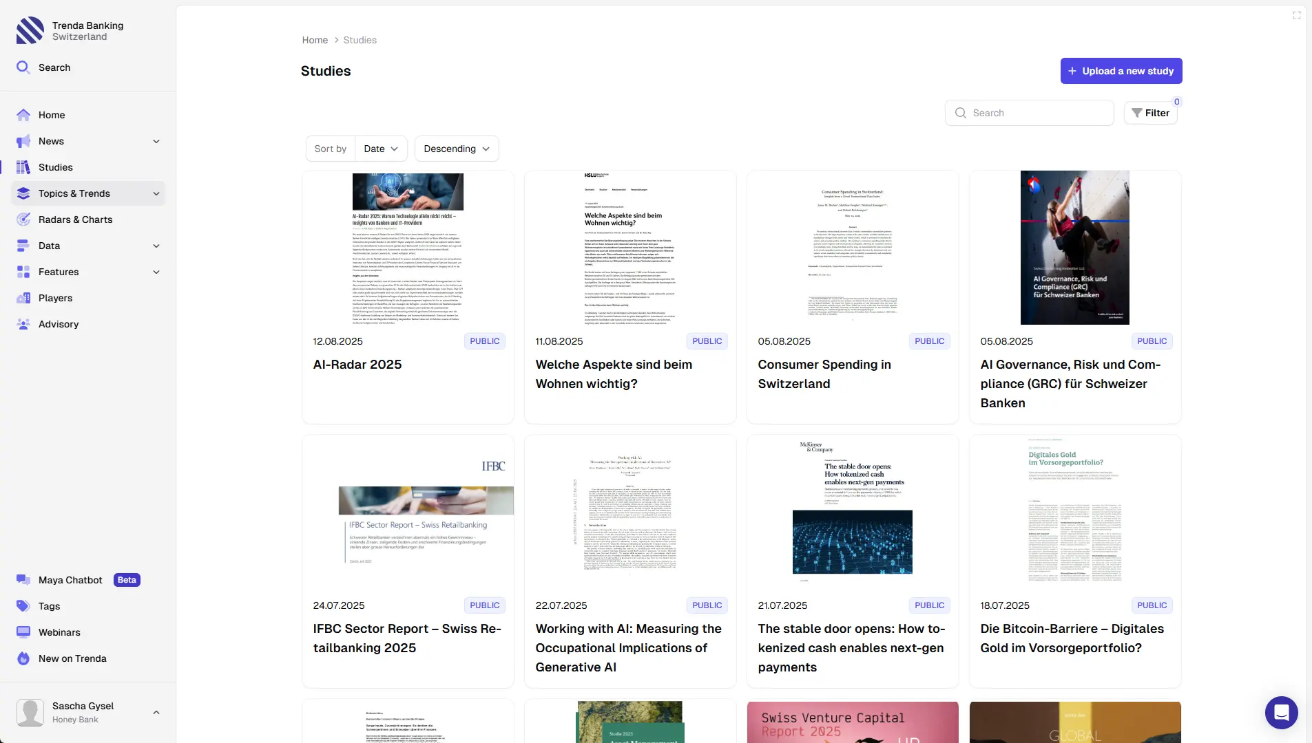 Trenda Study Repository